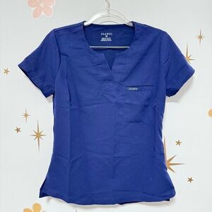 Jaanuu Women's Navy Short Sleeve Top